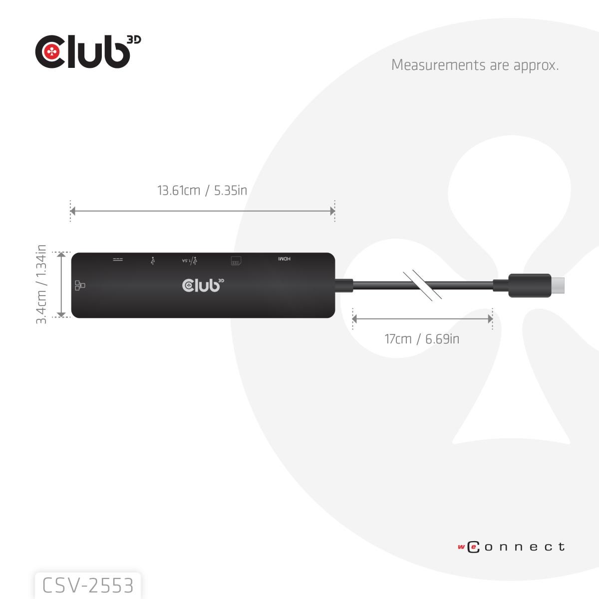 EU Product - Dockingstation - 7 in 1 Hub Usb-C* thumbnail
