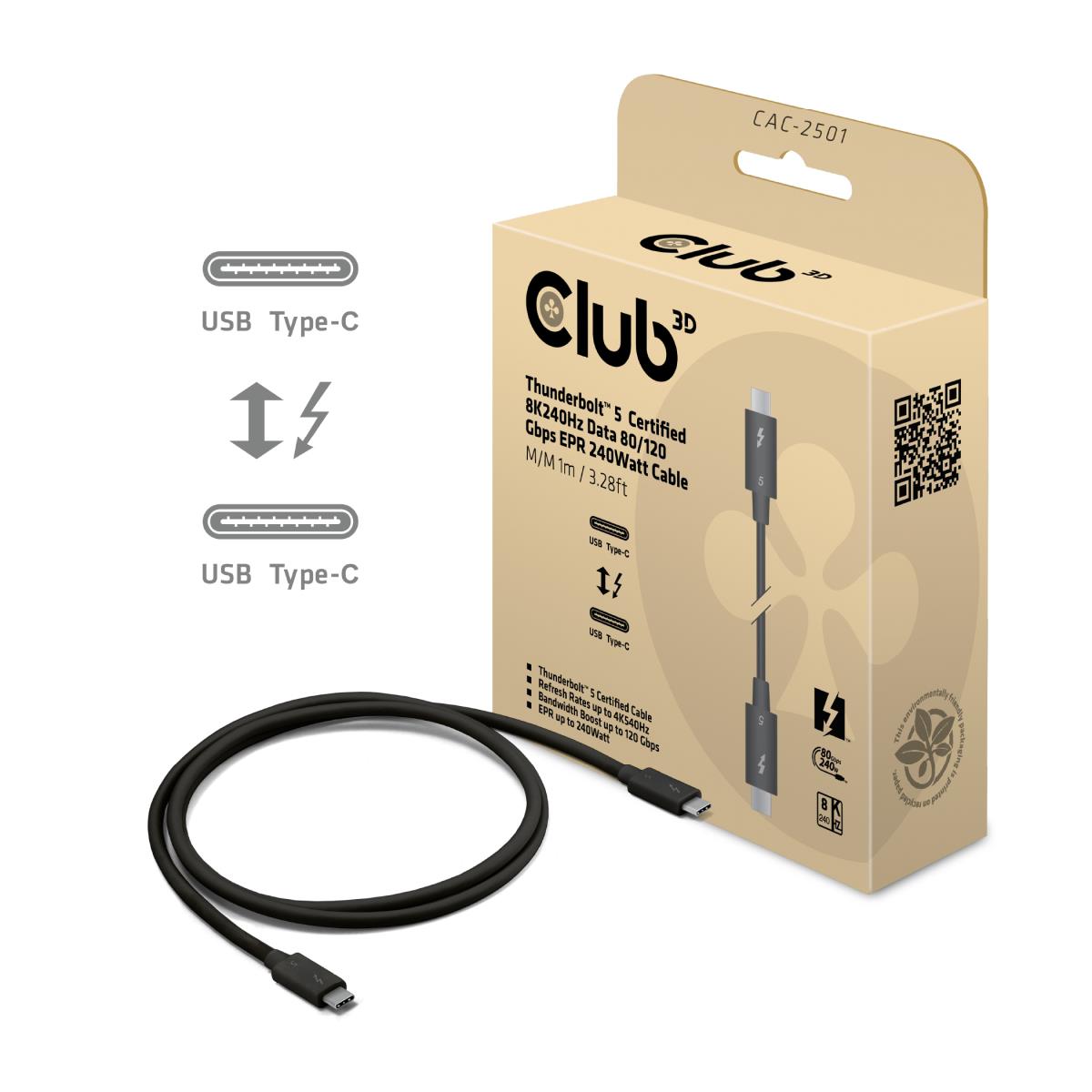 EU Product - Kabel Thunderbolt 5 - Cable - Digital thumbnail