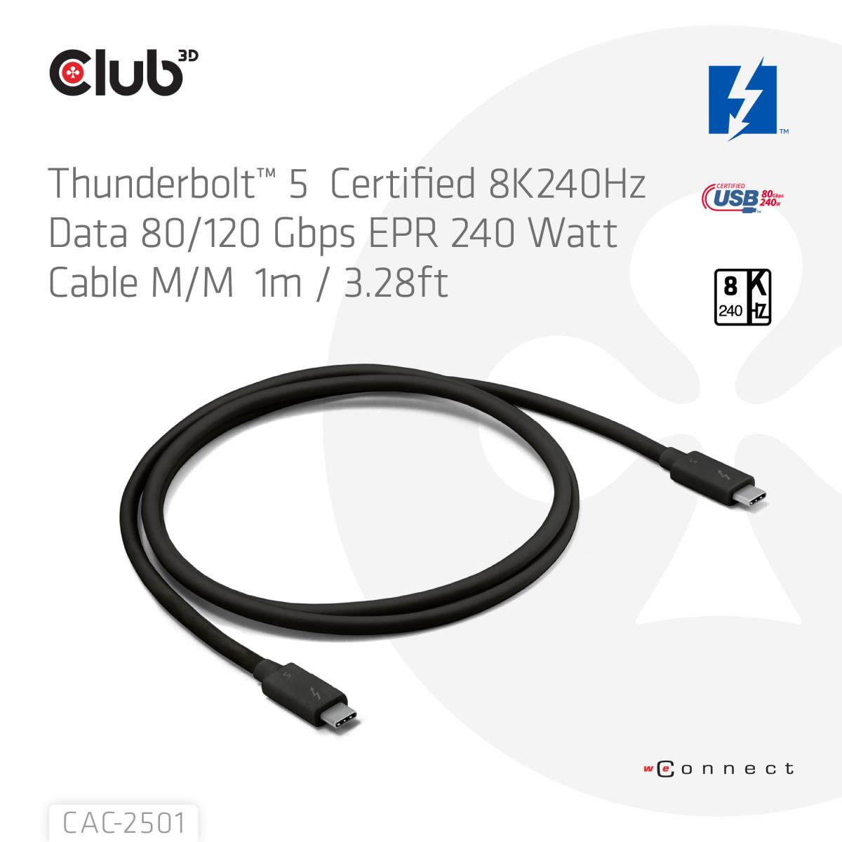 EU Product - Kabel Thunderbolt 5 - Cable - Digital thumbnail