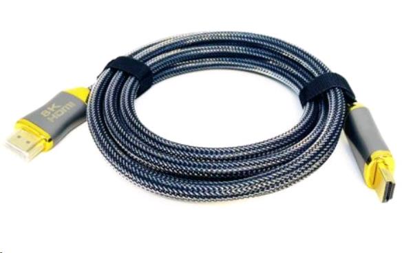 Hdmi 2.1 8k Cable 2m 48gbps Bandwidth Gold Plated Connectors thumbnail