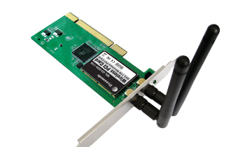 Dynamode Wireless 802.11N PCI Card Internal 300 Mbit/s thumbnail