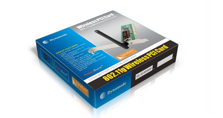 Dynamode Wireless 802.11g PCI Card Internal WLAN 54 Mbit/s thumbnail