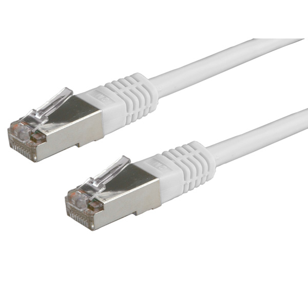 Cat.5e FTP Patch Cable (Class D), RJ-45 Connectors, Length 1 Meter, Grey - 21.15.0101 thumbnail