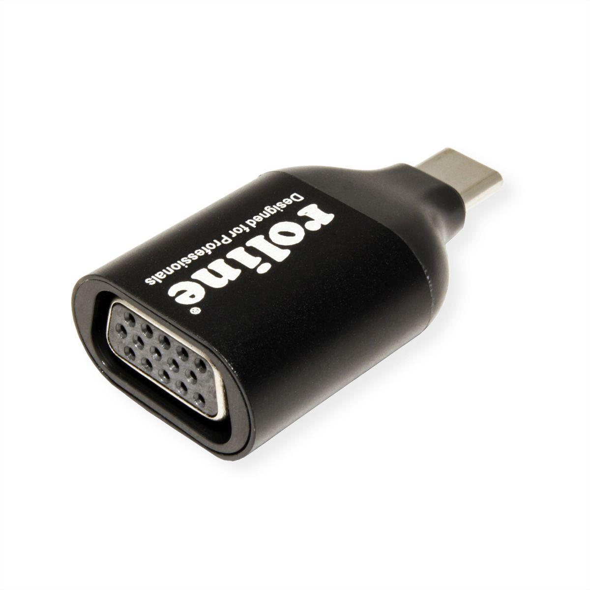 EU Product - ROLINE 12.03.3228 USB graphics adapter 1920 x 1080 pixels Black thumbnail