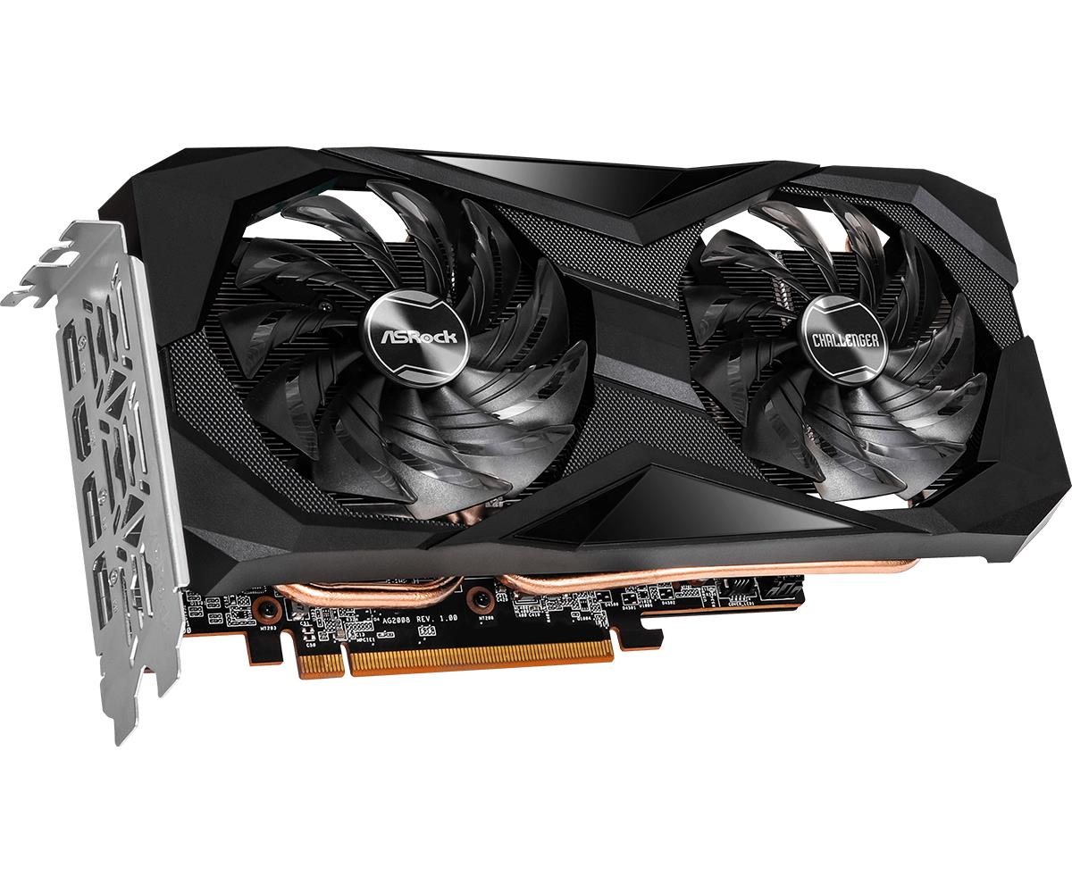 AMD Radeon RX 7600 Challenger 8GB OC Graphics Card, 8GB GDDR6, 2048 Streams, 2695 MHz Boost Clock, Dual Fan, 3x DisplayPorts / 1x HDMI Port thumbnail