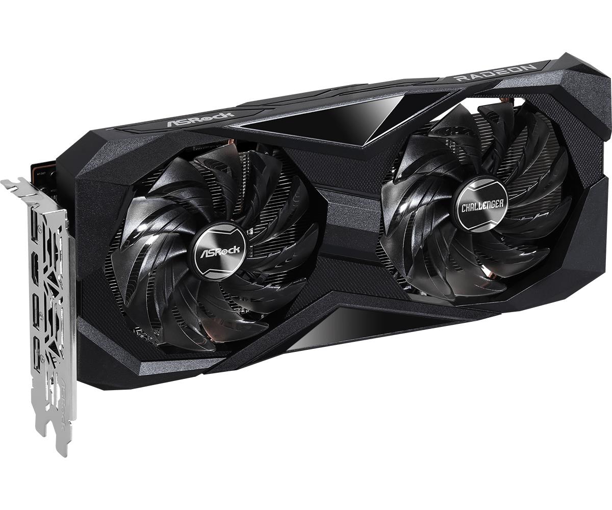 AMD Radeon RX 7600 Challenger 8GB OC Graphics Card, 8GB GDDR6, 2048 Streams, 2695 MHz Boost Clock, Dual Fan, 3x DisplayPorts / 1x HDMI Port thumbnail