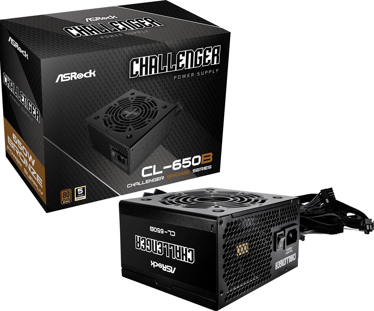 EU Product - Challenger Series CL-650B 650W ATX 80+ Bronze   black retail thumbnail