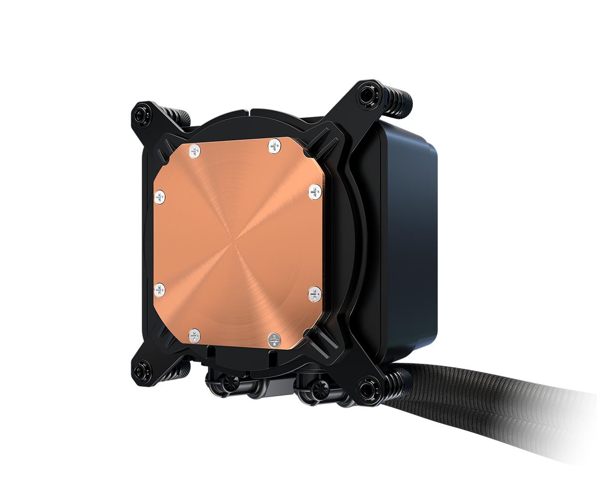 Challenger 360 Digital AIO Liquid CPU Cooler, 360mm Radiator, Triple 120mm PWM ARGB Fans, 3? Digital Display, Intel LGA1700/1851 & AMD AM5/AM4 Compatible thumbnail