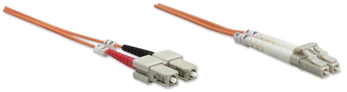 EU Product - LWL Anschlusskabel LC/SC 2M  Multimode OM1 orange thumbnail