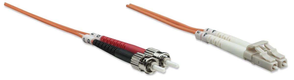 EU Product - LWL Anschlusskabel LC/ST 1M  Multimode OM1 orange thumbnail