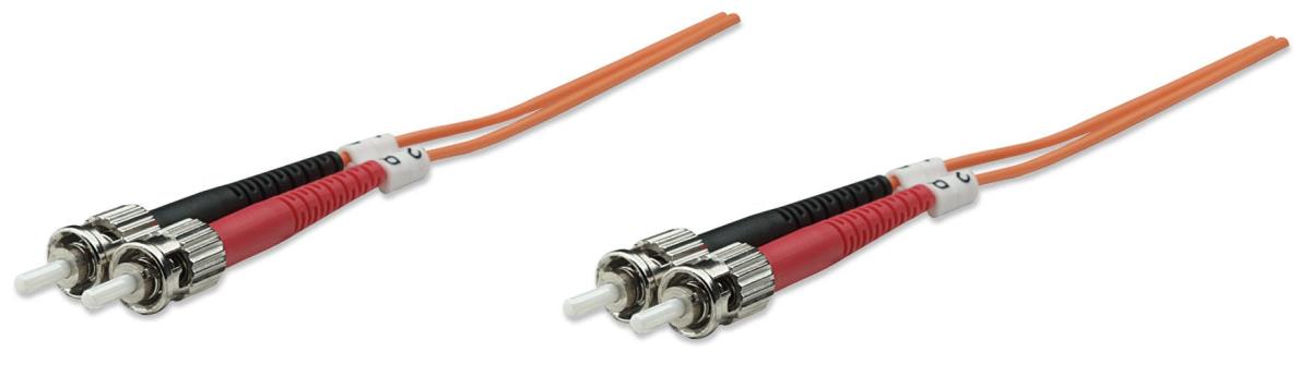 EU Product - LWL Anschlusskabel ST/ST 1m  Multimode OM1 orange thumbnail