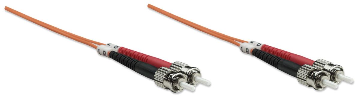 EU Product - LWL Anschlusskabel ST/ST 1m  Multimode OM1 orange thumbnail