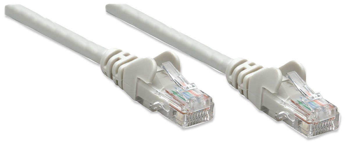 EU Product - Patchkabel RJ45 U/UTP Cat6 15m   Hebelschutz grau thumbnail