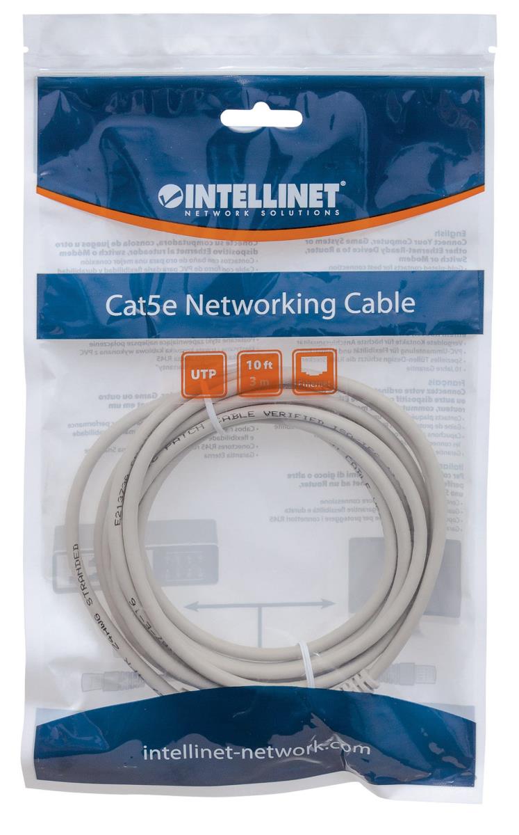 EU Product - Patchkabel RJ45 U/UTP Cat6 15m   Hebelschutz grau thumbnail