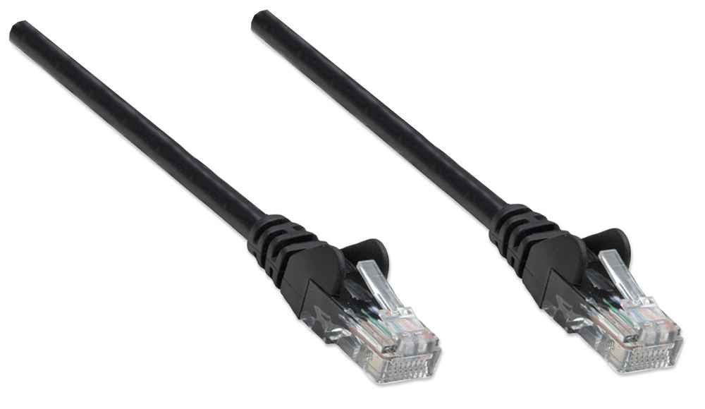 EU Product - Patchkabel RJ45 U/UTP Cat6 5.00m Hebelschutz schw thumbnail