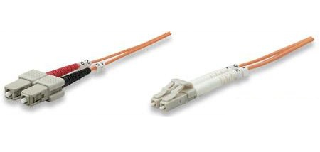 EU Product - LWL Anschlusskabel LC/SC 1m  Multimode OM2 orange thumbnail