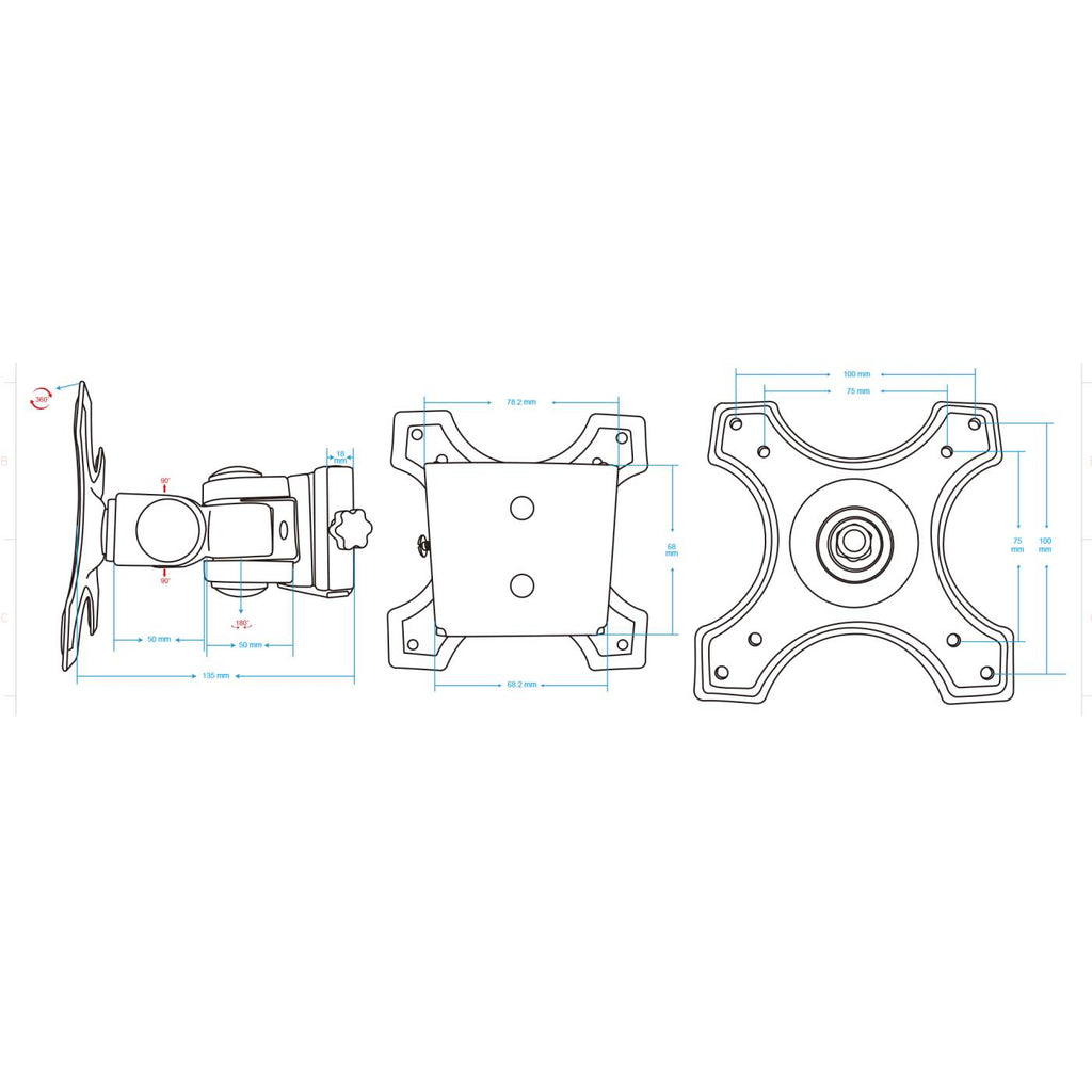 TV/MONITOR WALL MOUNT TILT/SWIV thumbnail