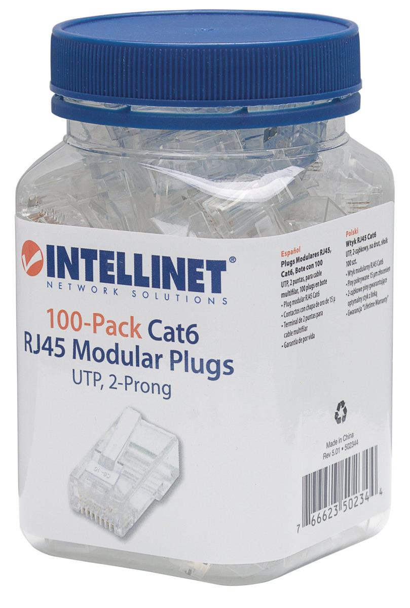 EU Product - Modularstecker RJ45 Cat6  UTP 100er Pack thumbnail