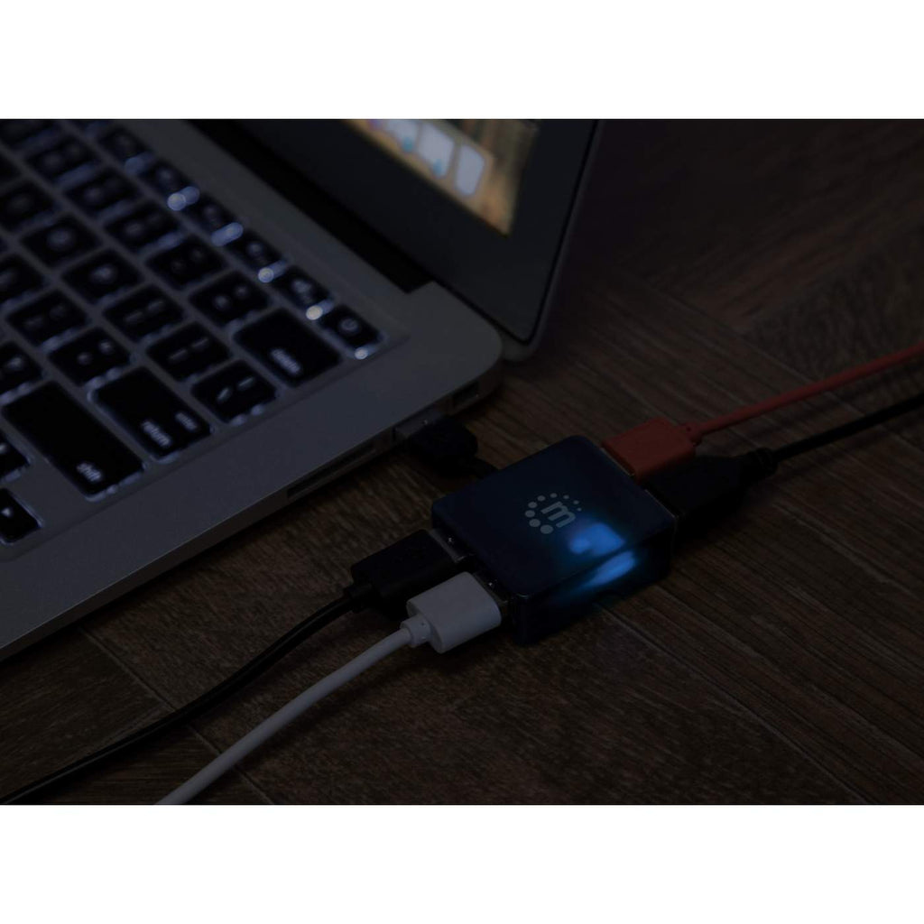 USB-A 4-PORT MICRO HUB USB 2.0- thumbnail