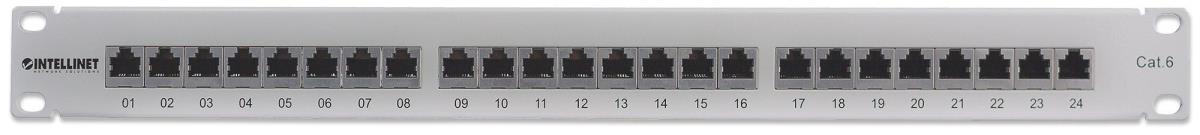 EU Product - Patchpanel 1HE 24-Port Cat6  FTP grau thumbnail