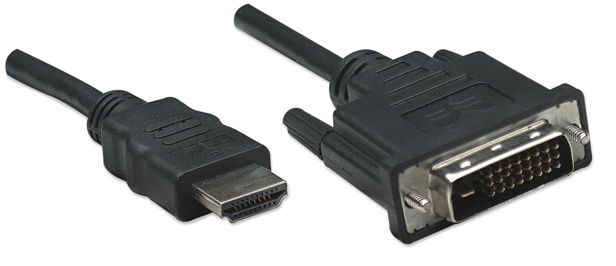 HDMI TO DVI-D CABLE 1M- thumbnail
