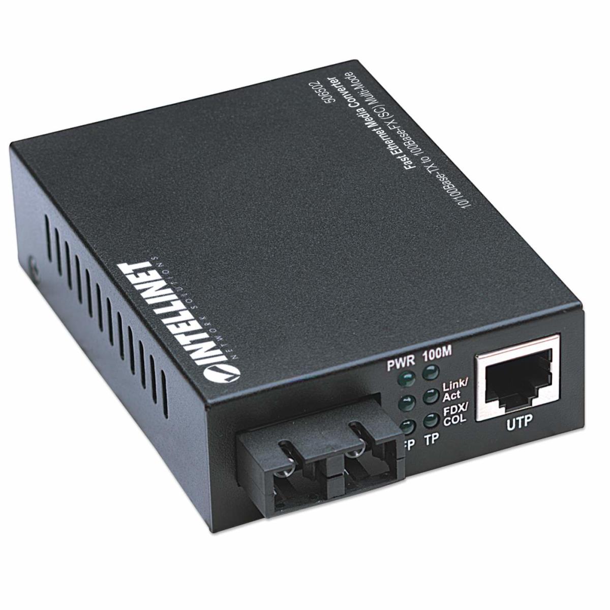 EU Product - Medienkonverter Fast Ethernet Multimode 2km   sw thumbnail