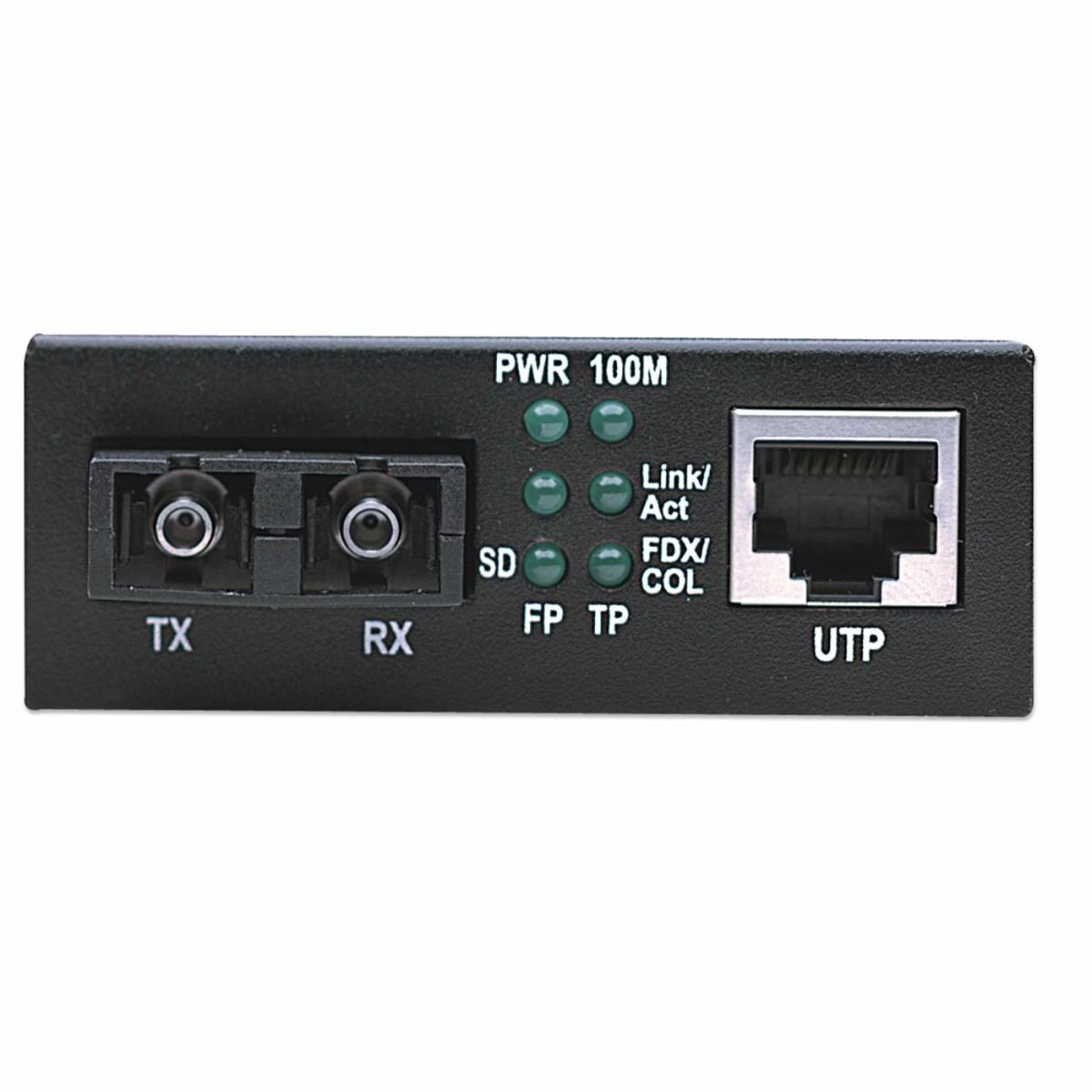 EU Product - Medienkonverter Fast Ethernet Multimode 2km   sw thumbnail