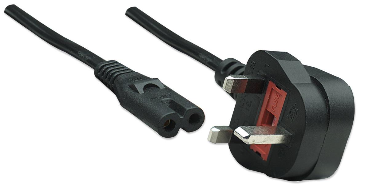 POWER CABLE/CORD UK 3PIN/C7 FEM thumbnail
