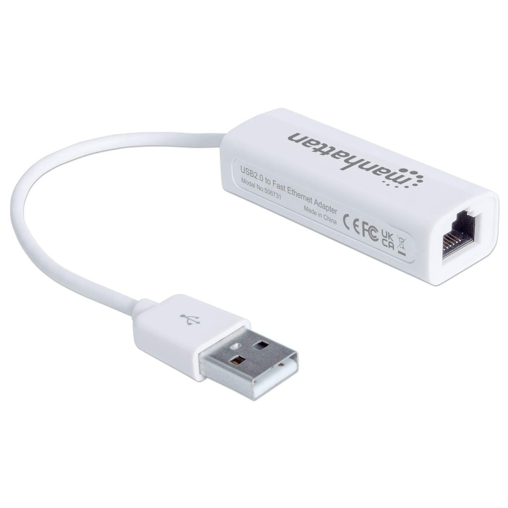 EU Product - USB Adapter USB 2.0 -> RJ45 Fast Ethernet    wei� thumbnail