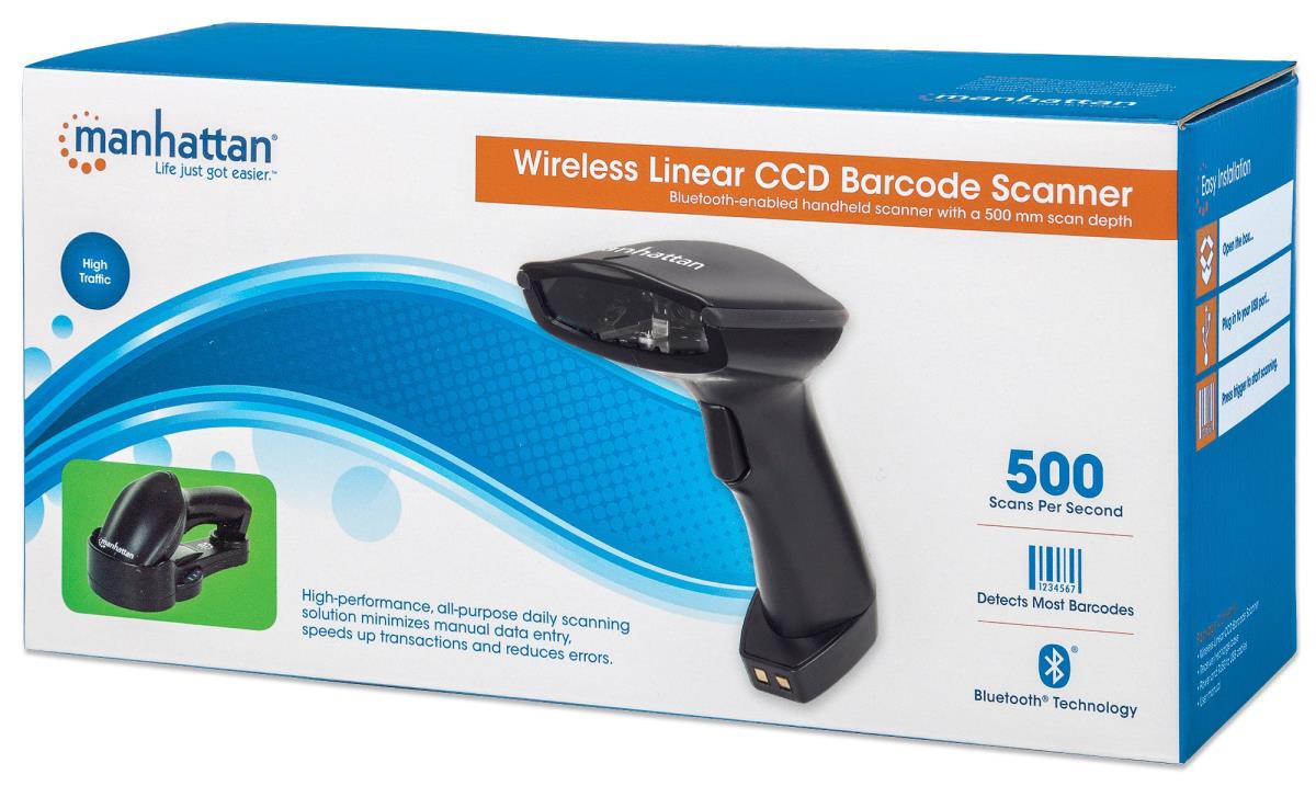 EU Product - Wireless CCD Barcodescanner          schwarz thumbnail