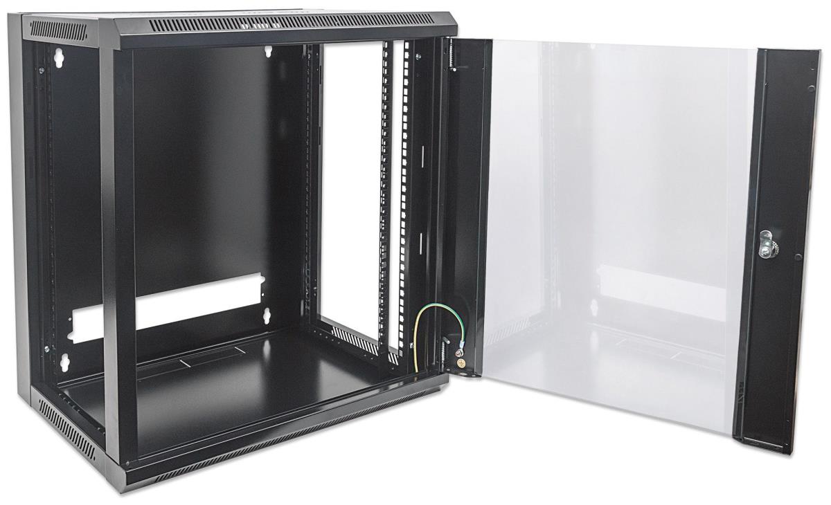 EU Product - Wandverteiler  9HE 570x450mm schwarz,unmontiert thumbnail
