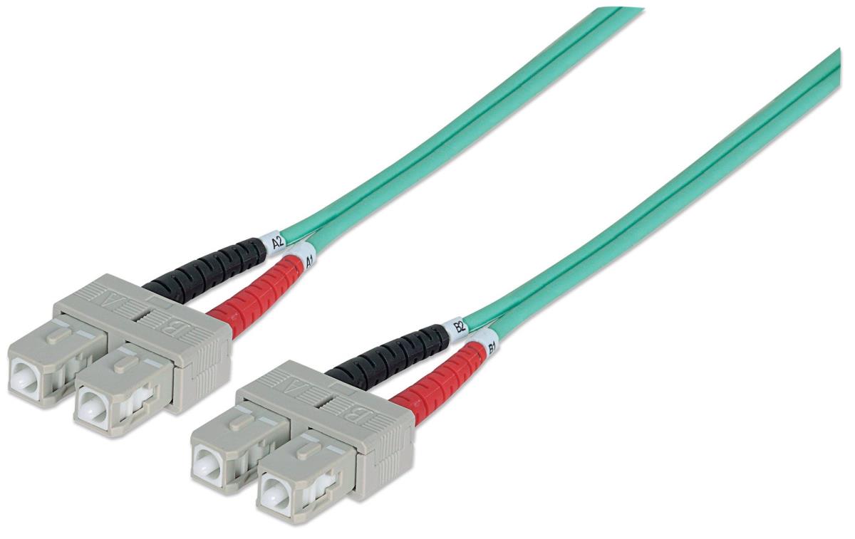 EU Product - LWL Anschlusskabel SC/SC 5m  Multimode OM3 aqua thumbnail