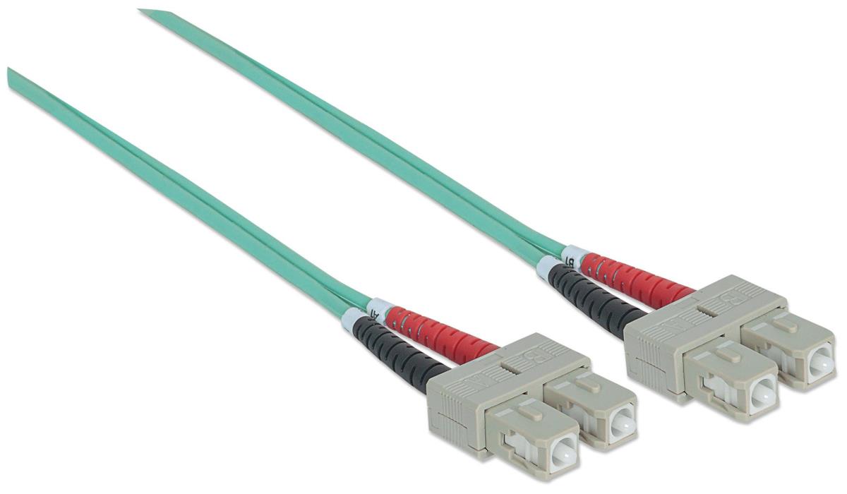 EU Product - LWL Anschlusskabel SC/SC 5m  Multimode OM3 aqua thumbnail