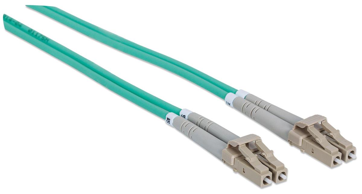 EU Product - LWL Anschlusskabel LC/LC 1m  Multimode OM3 aqua thumbnail
