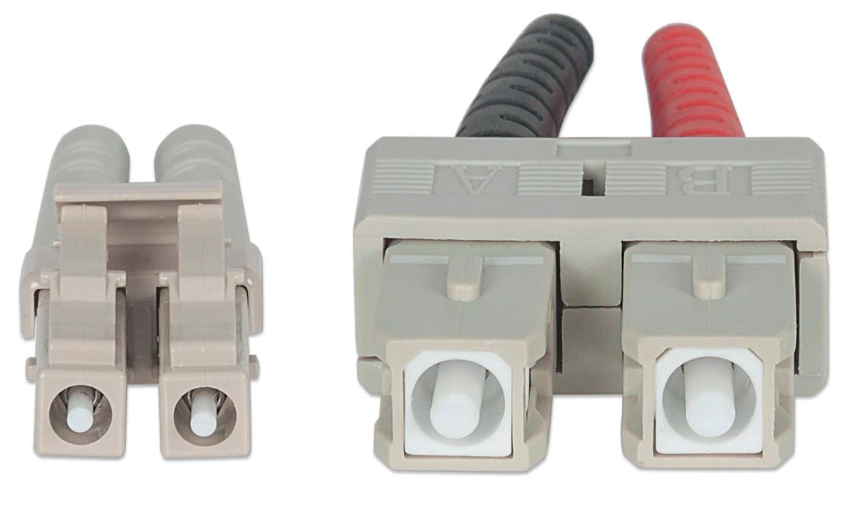 EU Product - LWL Anschlusskabel LC/SC 3m  Multimode OM4 lila thumbnail