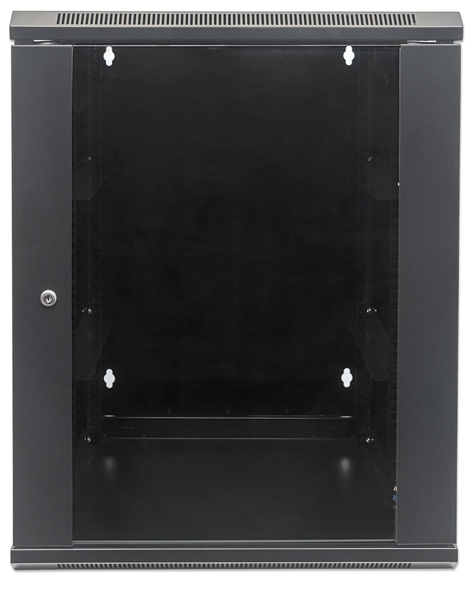 EU Product - Wandverteiler 15HE 600x550mm Schwenkrahmen schw thumbnail
