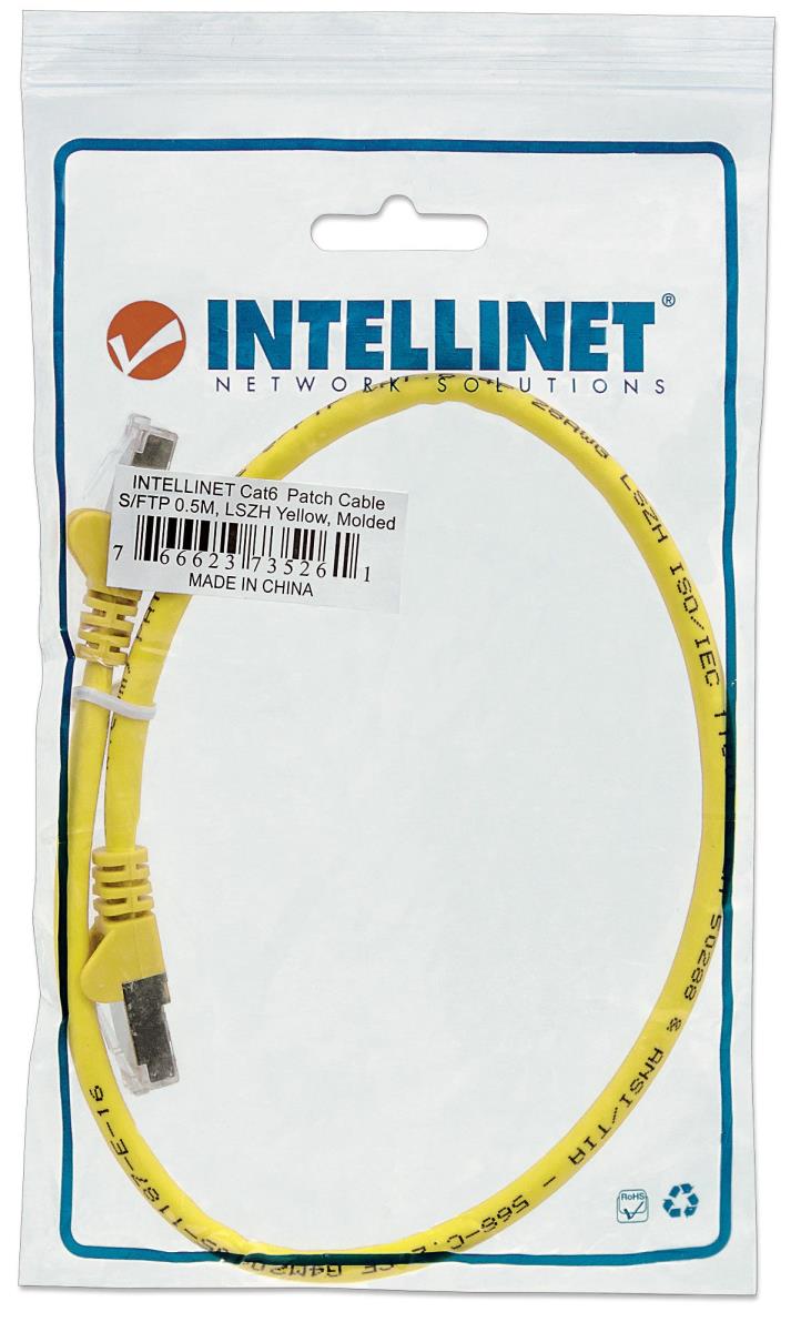 EU Product - Patchkabel Cat6A CU S/FTP LSZH 1.50m gelb thumbnail