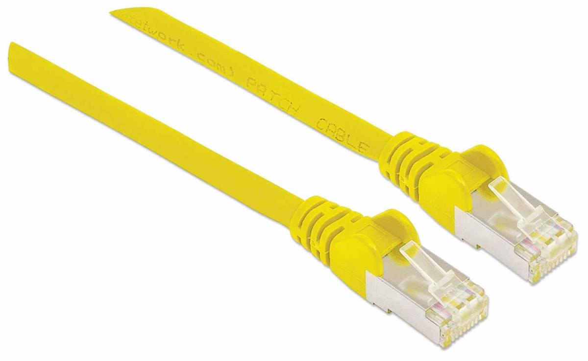 EU Product - Patchkabel Cat6a-Stecker/Cat7-Rohkabel 0,25m gelb thumbnail