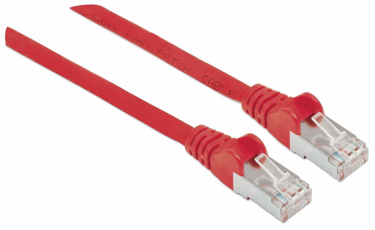 EU Product - Patchkabel Cat6a-Stecker/Cat7-Rohkabel 0,5m rot thumbnail