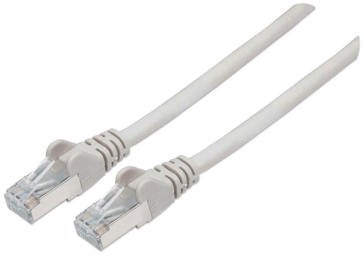 EU Product - Patchkabel Cat6a-Stecker/Cat7-Rohkabel 5m grau thumbnail
