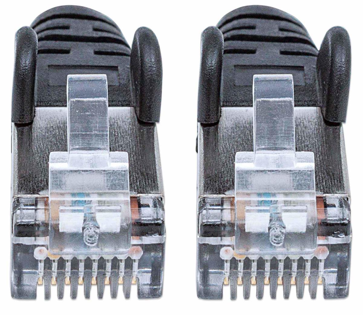 EU Product - Patchkabel Cat6a-Stecker/Cat7-Rohkabel 5m schwarz thumbnail
