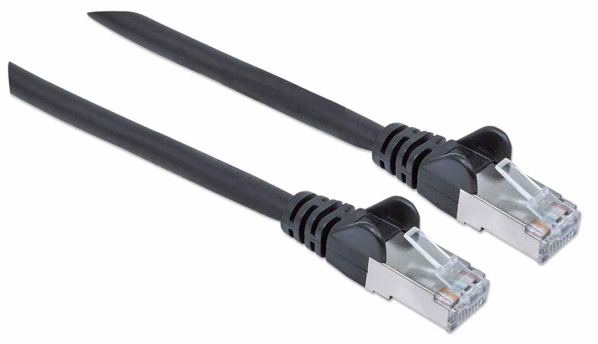 EU Product - Patchkabel Cat6a-Stecker/Cat7-Rohkabel 30m sw thumbnail