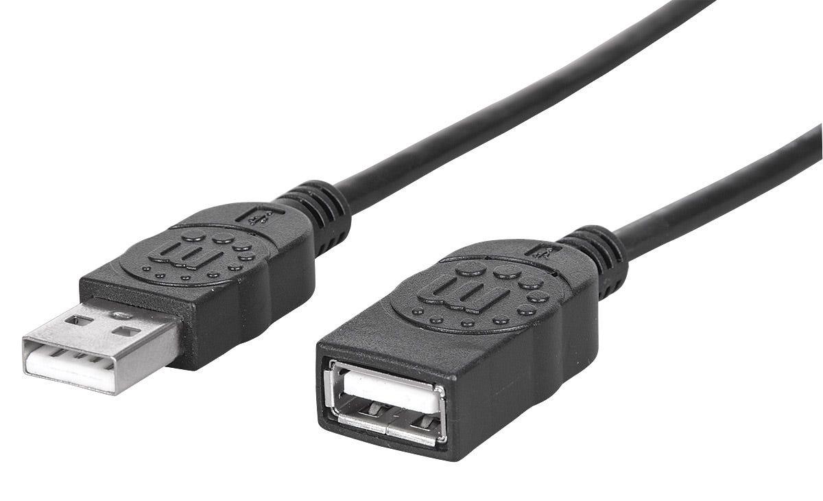 USB-A CABLE 1M MALE/FEMALE- thumbnail