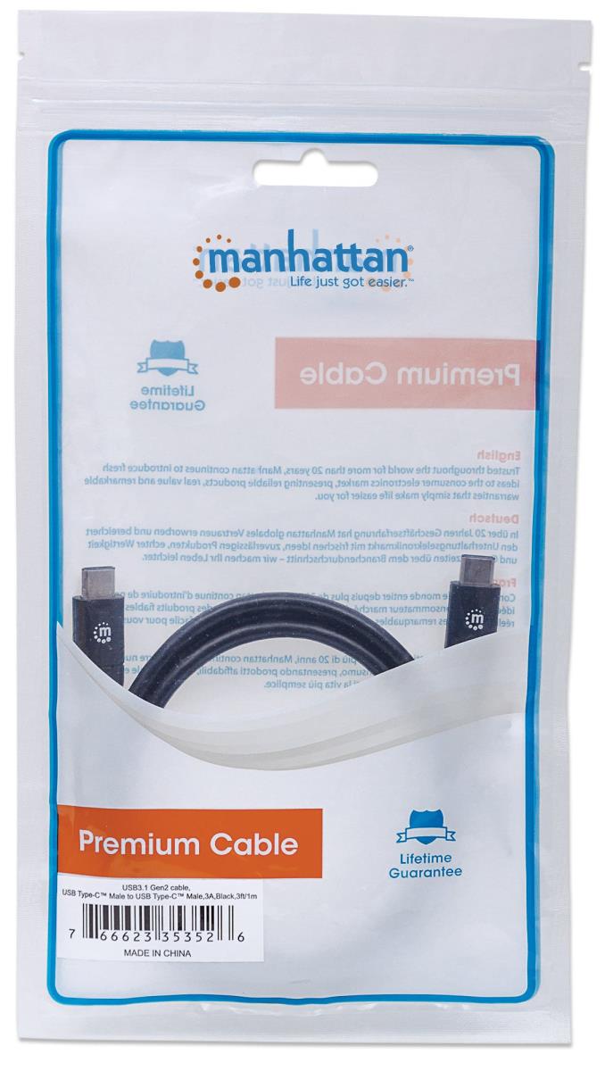 USB-C CABLE 1M MALE/MALE- thumbnail