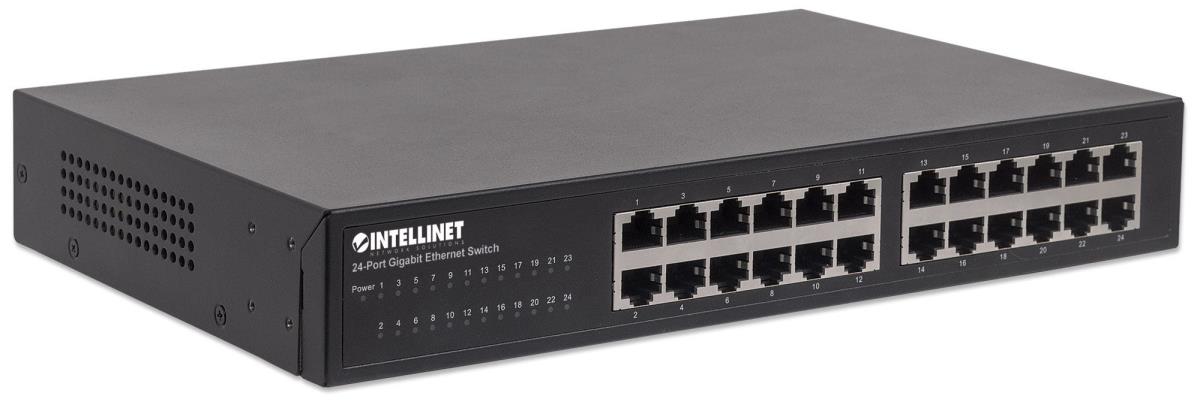 EU Product - 24-Port Gigabit Switch Desktop & 19