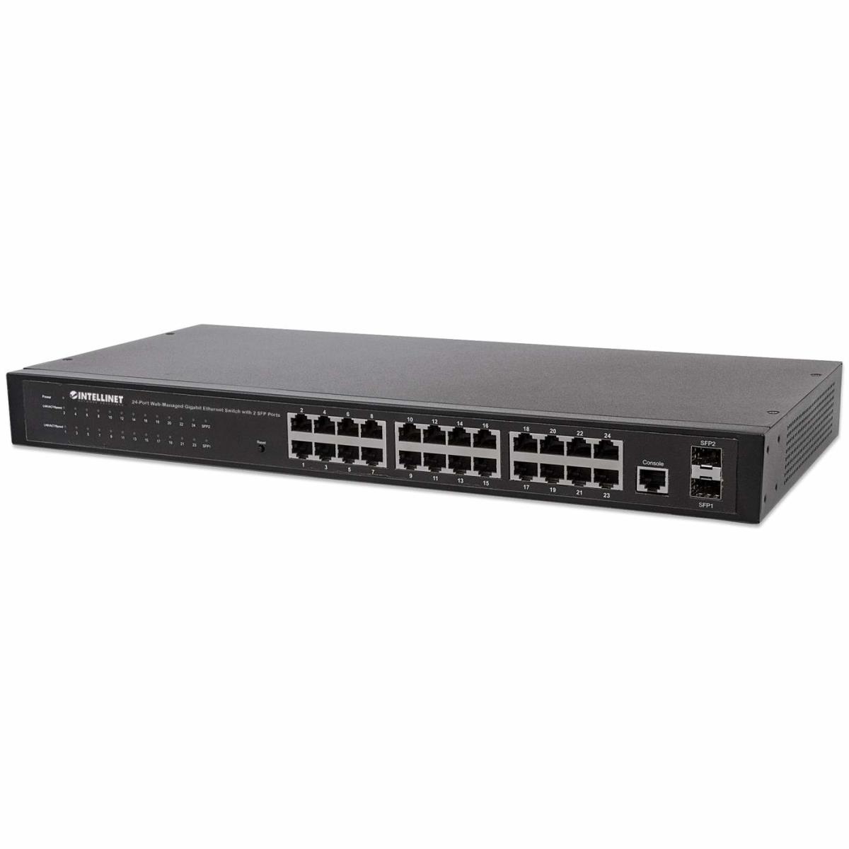 EU Product - Switch 24x GE Web-Managed Rackmount 2x SFP thumbnail