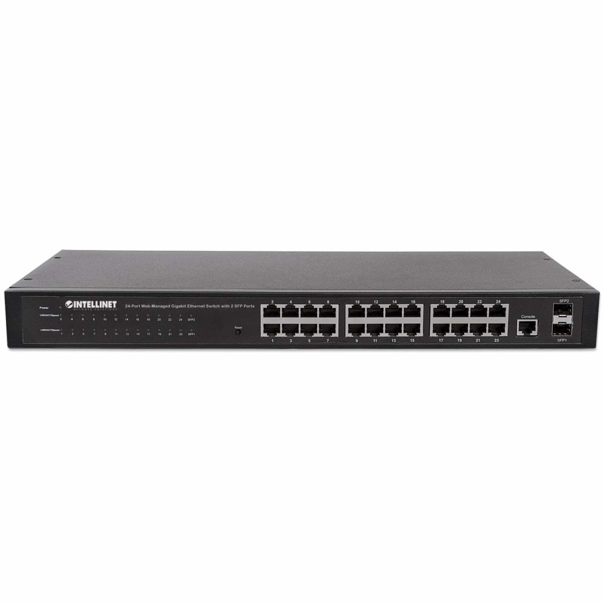 EU Product - Switch 24x GE Web-Managed Rackmount 2x SFP thumbnail