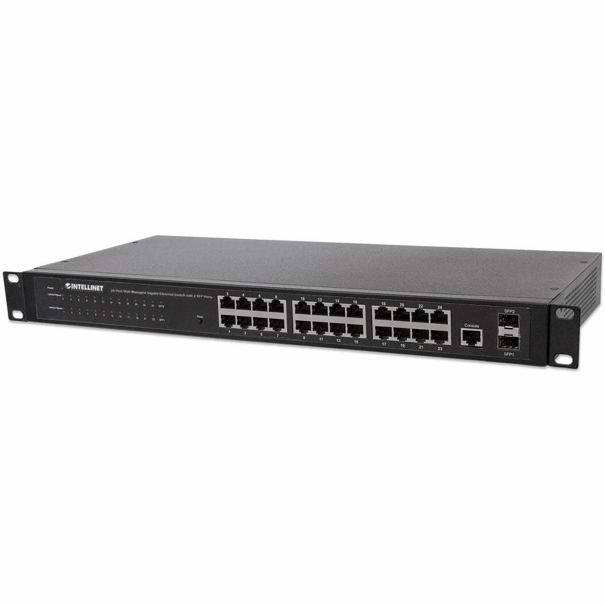 EU Product - Switch 24x GE Web-Managed Rackmount 2x SFP thumbnail