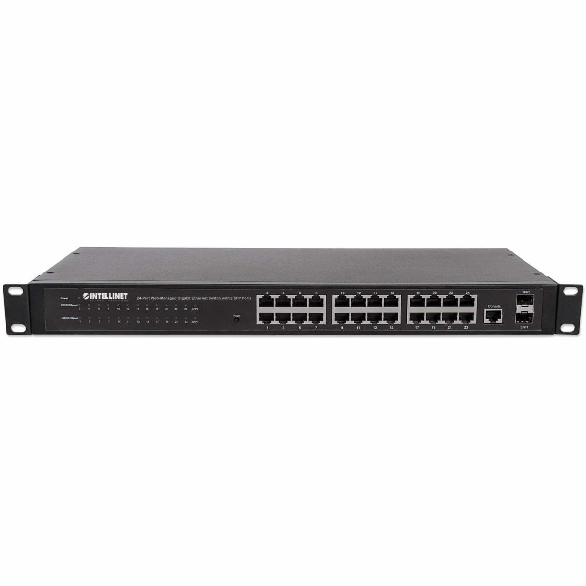 EU Product - Switch 24x GE Web-Managed Rackmount 2x SFP thumbnail
