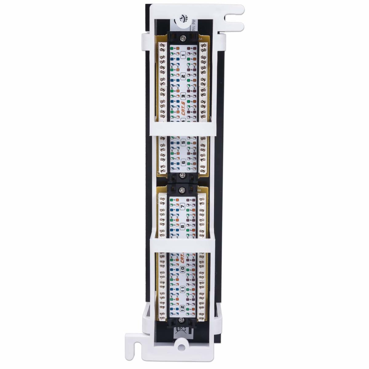 EU Product - Patchpanel 12-Port Cat6  UTP Wandmontage sw thumbnail